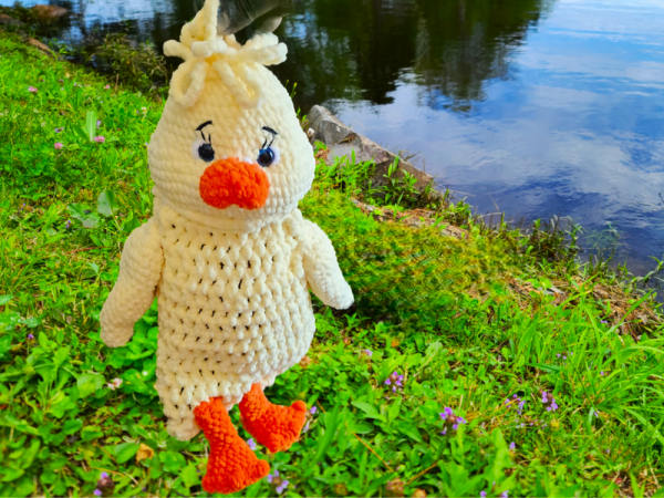 Crochet Duck Pyjama Bag1
