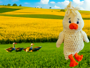 Crochet Duck Pyjama Bag4