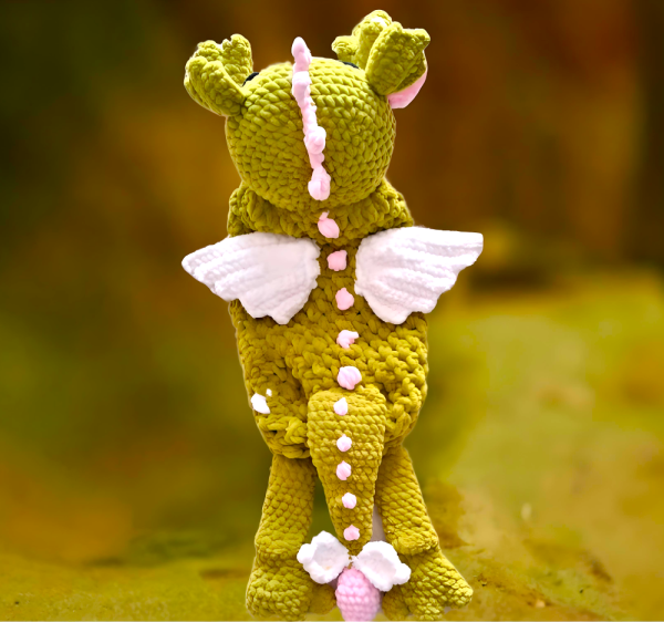 Crochet Dragon Pyjama Bag5