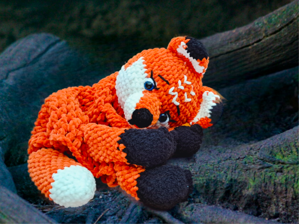 Crochet Pyjama Bag : Clever Fox Pyjama Bag - Image 7
