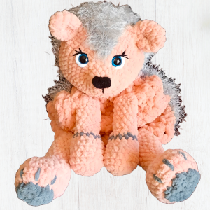 Crochet Hedgehog Pyjama Bag