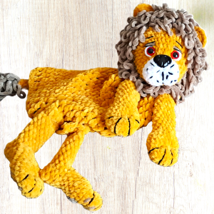 Crochet Lion Pyjama Bag