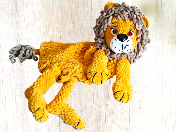 Crochet Lion Pyjama Bag