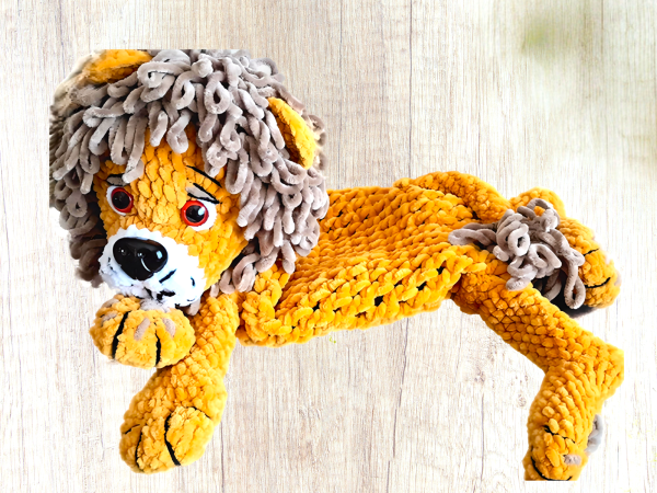 Crochet Lion Pyjama Bag1
