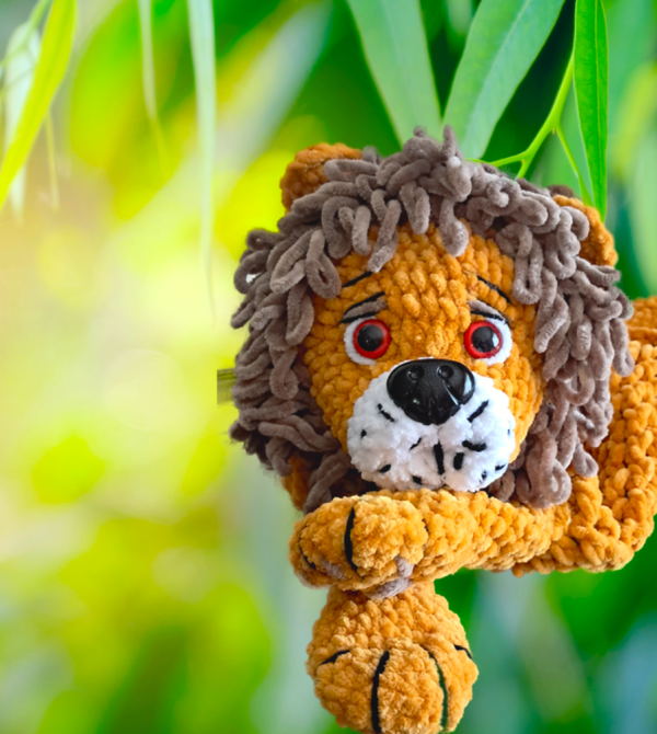 Crochet Lion Pyjama Bag5