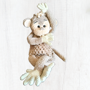 Crochet Monkey Pyjama Bag