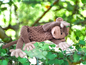 Crochet Monkey Pyjama Bag8