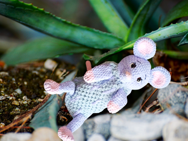 Crochet Mouse Pyjama Bag3