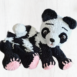 Crochet Panda Pyjama Bag