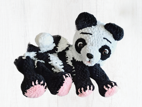 Crochet Panda Pyjama Bag