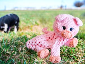 Crochet Piggy Pyjama Bag2