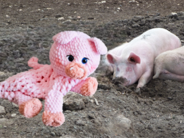 Crochet Piggy Pyjama Bag5