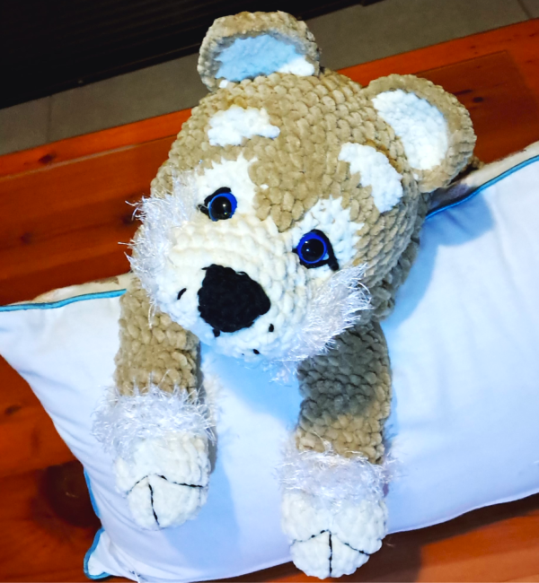 Crochet Pyjama Bag : Loyal Puppy Pyjama Bag - Image 2
