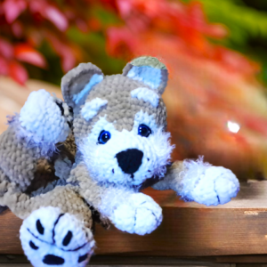 Crochet Puppy Pyjama Bag