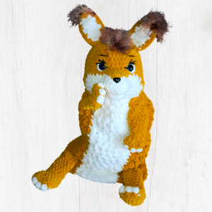 Crochet squirrel Pyjama Bag