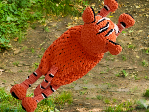 Crochet Tiger Cub Pyjama Bag2