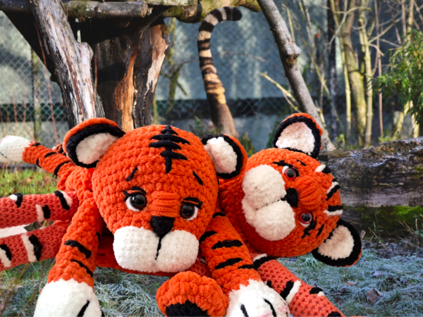 Crochet Tiger Cub Pyjama Bag7