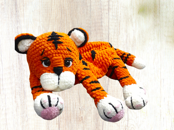 Crochet Tiger Pyjama Bag