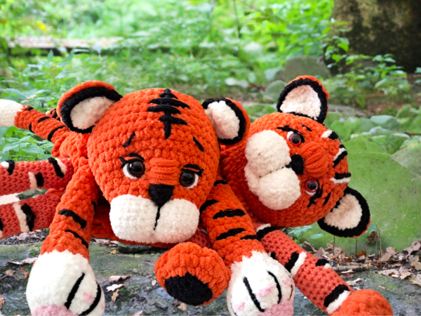 Crochet Pyjama Bag : Agile Tiger Pyjama Bag - Image 5