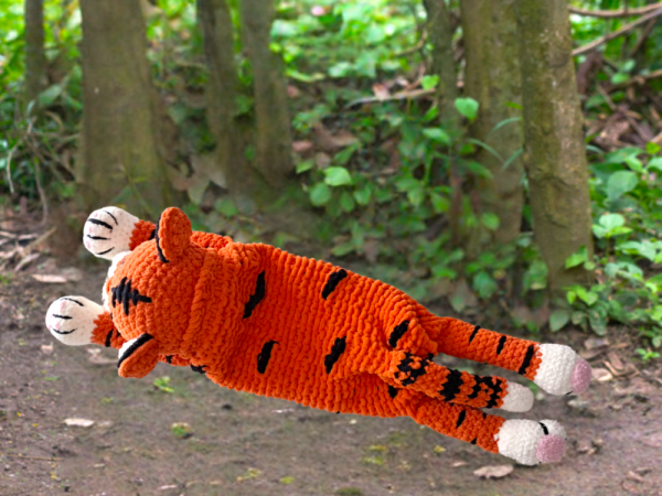 Crochet Pyjama Bag : Agile Tiger Pyjama Bag - Image 3