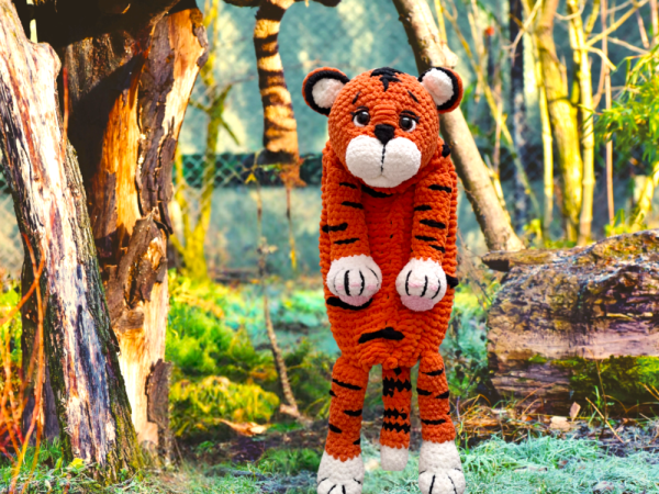 Crochet Pyjama Bag : Agile Tiger Pyjama Bag - Image 2
