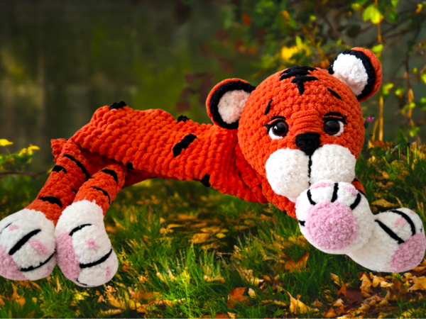 Crochet Pyjama Bag : Agile Tiger Pyjama Bag - Image 4